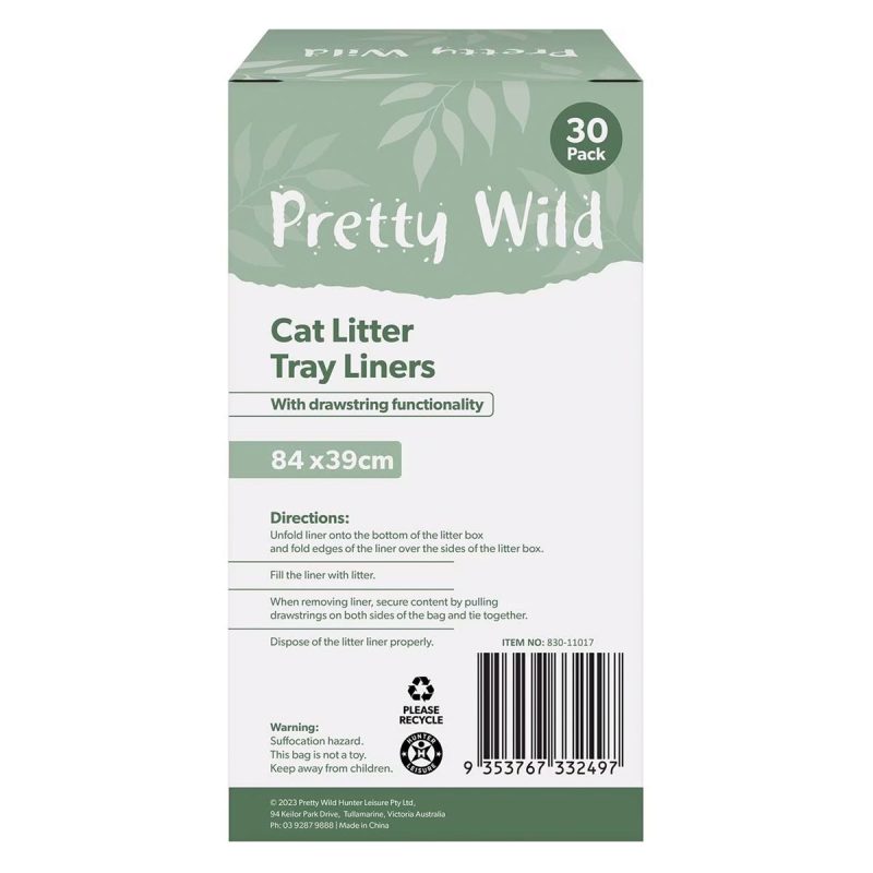 Cat Litter Tray Liners 30 Pack